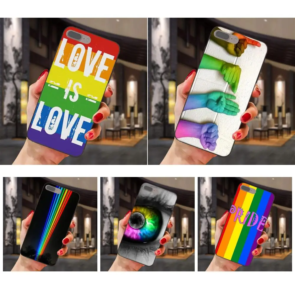 

Lgbt Gay Lesbian Pride Love Rainbow Flag For Huawei nova 2 Plus 2S 3i 4 4e Y3 Y5 II Y6 Y7 Y9 Lite Plus Prime 2017 2018 2019