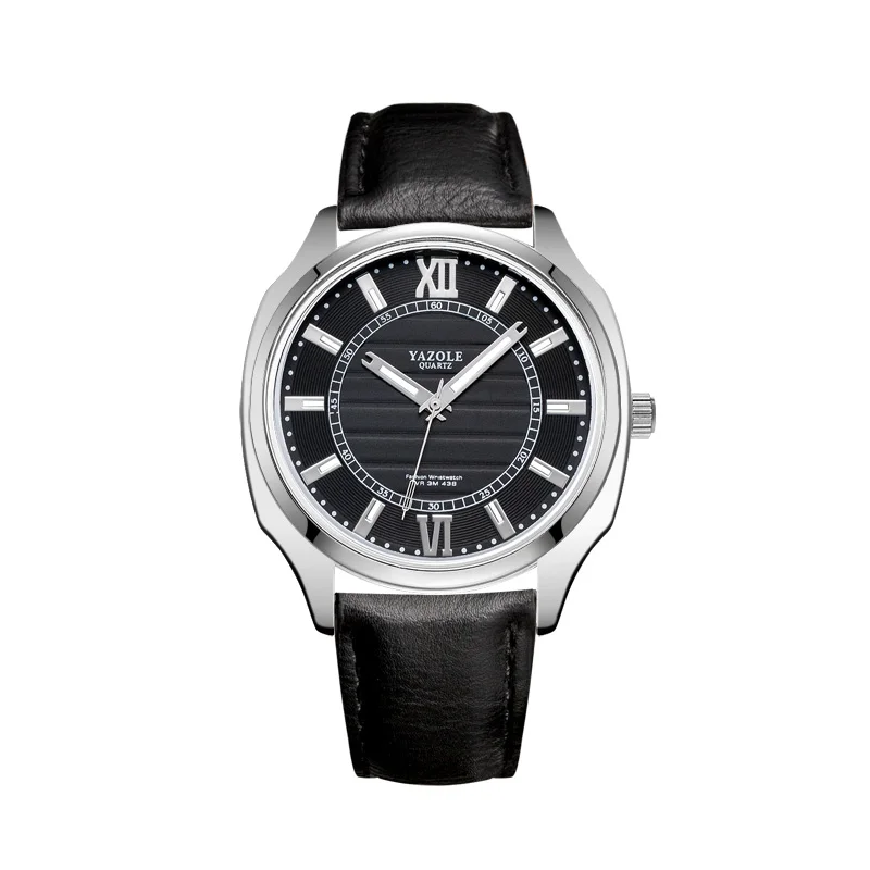 Reloj Yazole мужские часы Топ Бренд роскошные мужские наручные часы модные бизнес дизайнерские подарки для мужчин часы zegarki meskie - Цвет: As the picture1