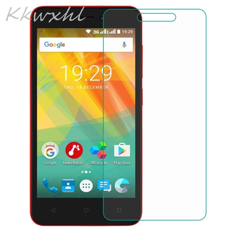 

Smartphone 9H Tempered Glass for Prestigio Wize G3 PSP 3510 PSP3510 Protective Film Screen Protector cover phone