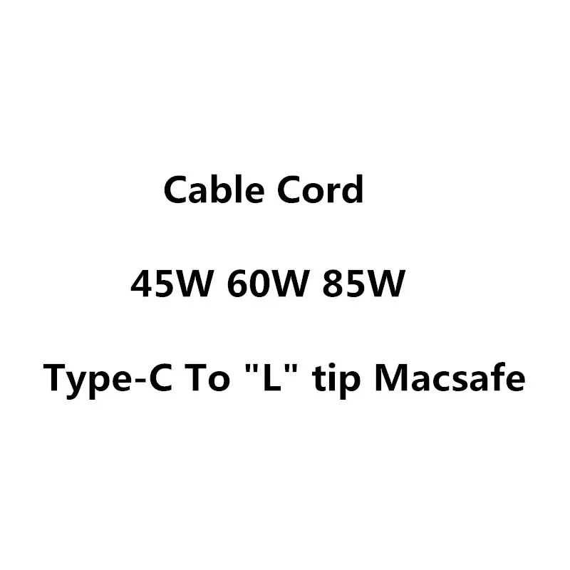 

Mryc New Replacement USB-C Type-C To Magsaf * Cable Cord For Macbook Retina Pro Air 45W 60W 85W Power Adapter Charger