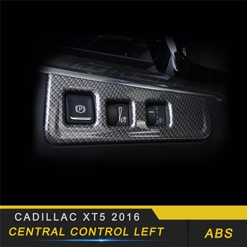 

For Cadillac XT5 2016 Car Styling Central Control Left Button Switch Panel Cover Trim Frame Sticker Interior Accessories