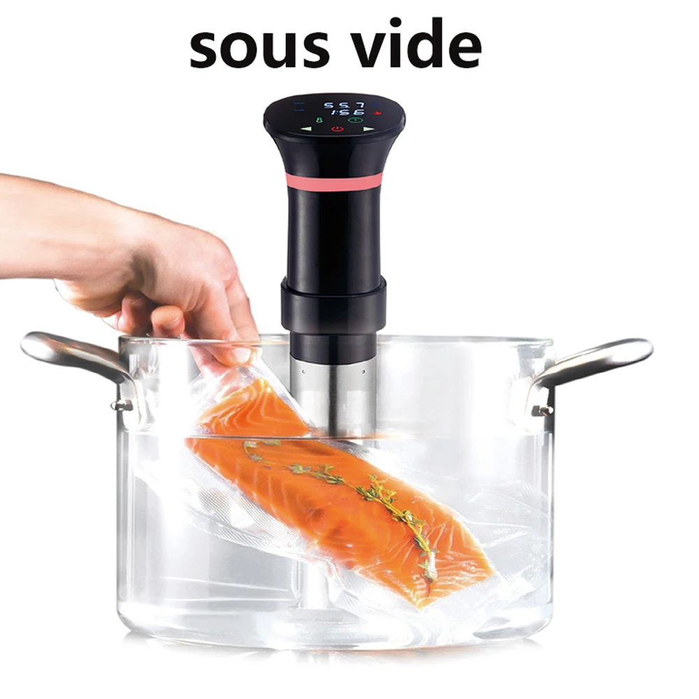 Wi-Fi Sous-Vide погружной термостат Кухня Плита точные Температура Пособия по кулинарии цифровой Сенсорный экран приложение Управление AC100-120V