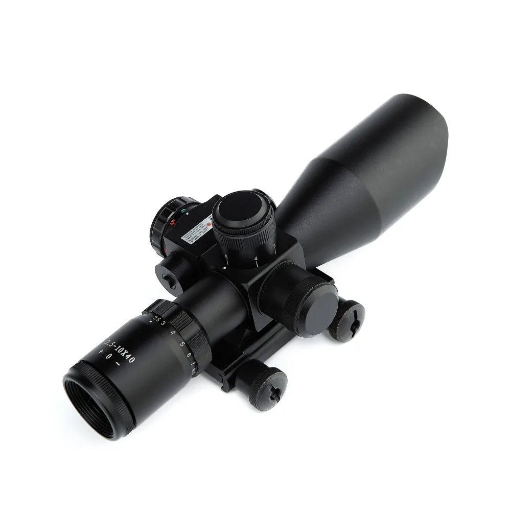 x 40e vezes zoom laser iluminado rifle