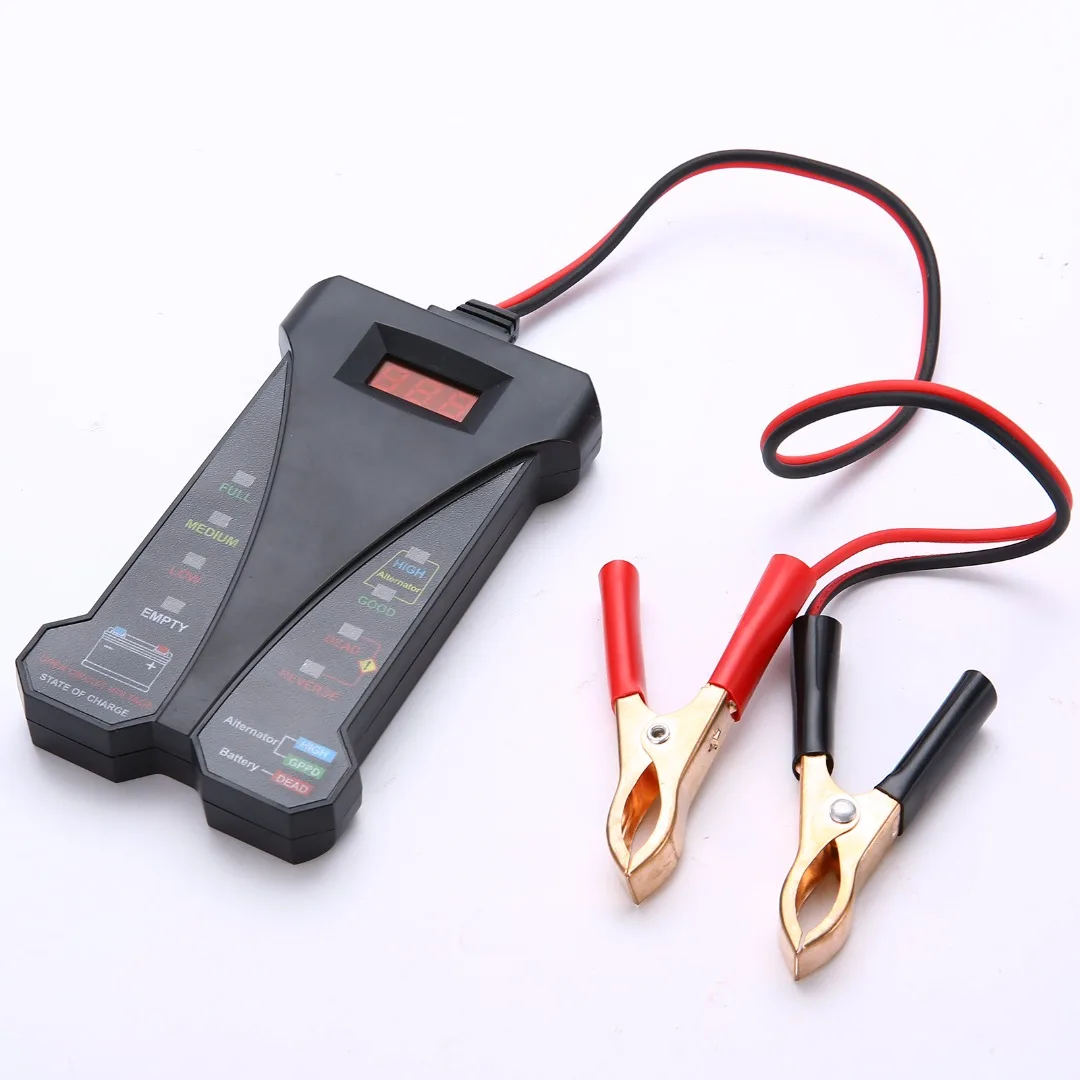 

New 12V Car Smart Digital Battery LED Display Tester Voltmeter Alternator Analyzer Diagnostic Tool for Auto Boat Motorcycle