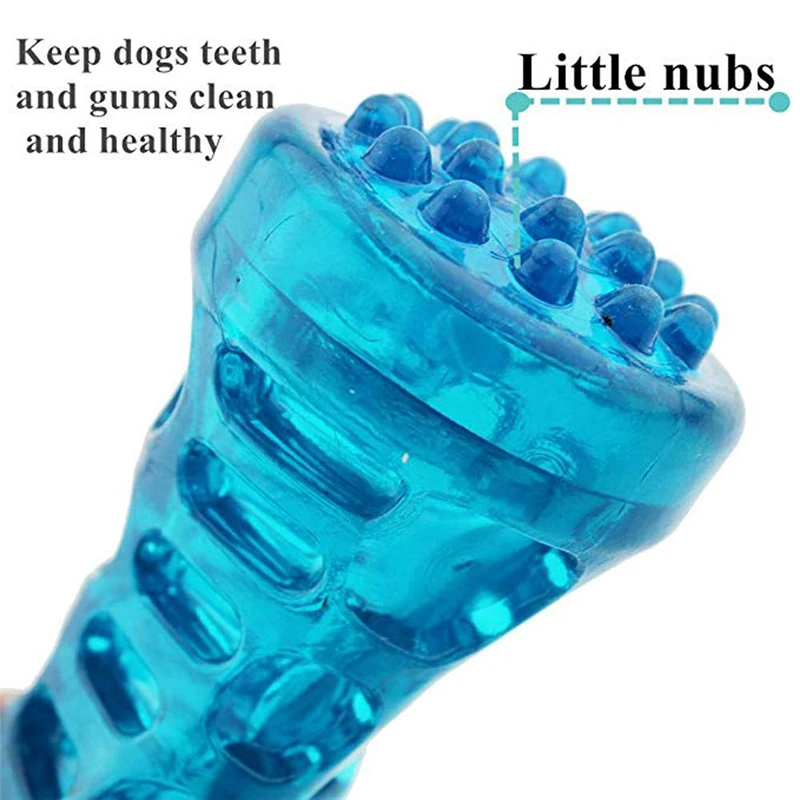 Для животных, из ТЭП игрушка сильный укус-упорная резиновая собачья Кость Собака зубы игрушка для очистки тренировка жевания игрушки для домашних питомцев подходит для щенков