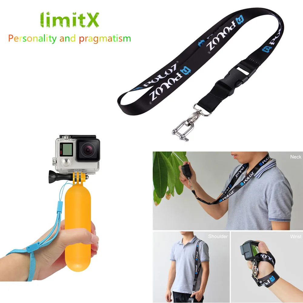 

Neck Chest Strap & Hand Grip for LG 360 CAM Samsung Gear 360 II 2 2017 Rollei Actioncam Youngstar Racy 300 400 410 420 430