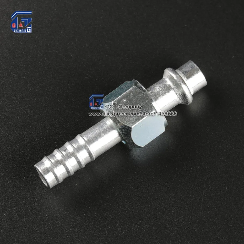 

#8 10mm Straight O-Ring Female Barbed Nipple Fitting Thread 3/4"-16 for AC Air Conditioning Refrigeration Hose 1/2