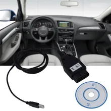 OBD Interface de Diagnóstico Auto Scanner Scan Tool Cabo USB Para Ford VCM Nova Deixar Cair O Transporte
