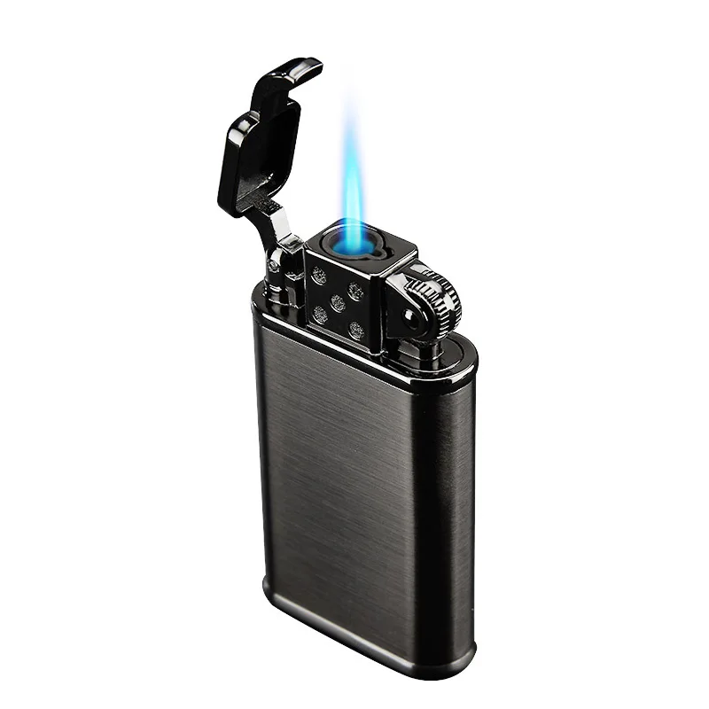 

2019 New Pipe Lighter Torch Turbo Lighter Jet Butane Metal Lighter Cigarette 1300 C Fire Windproof No Gas