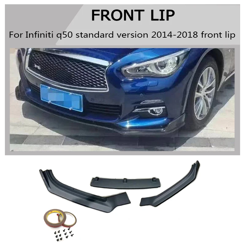 Передний спойлер для фортепиано краски Infiniti Q50 стандартный бампер 4-дверь 2013-2018 |