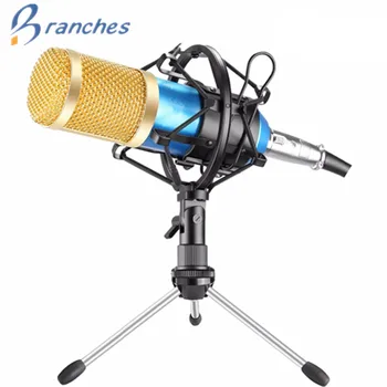 

BM800 Microphone Condenser Karaoke Sound Recording With mikrofon Shock mount For Radio Braodcasting BM-800 Singing KTV BM 800