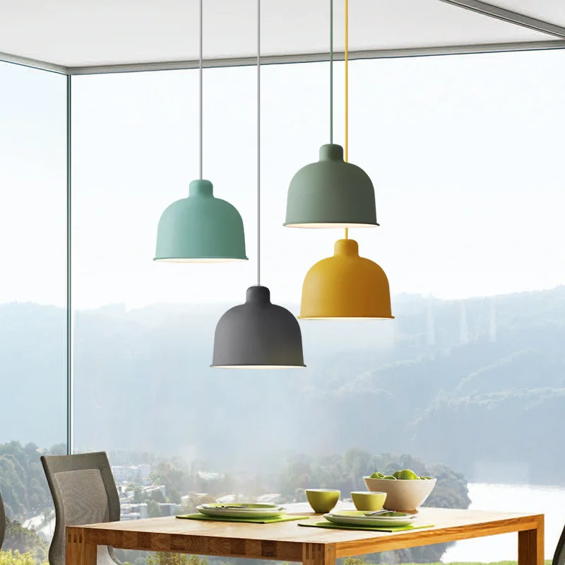 

Nordic contracted a buffet restaurant cafe designer color single head marca Long Beier small droplight