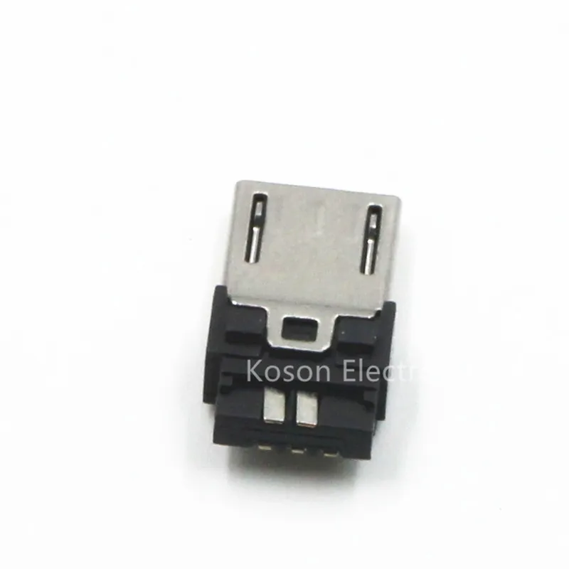 Gimax 100pcs/lot Micro USB 5Pin Male Connector Socket DIY with Plastic Cover Gimax 100pcs/lot Micro USB 5Pin Male Connector Socket DIY with Plastic Cover
