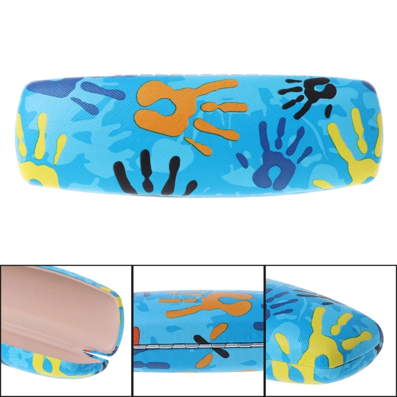 

Fashion Glasses Box Palm Painting Reading Sunglasses Case Eyewear Storage Cool W715