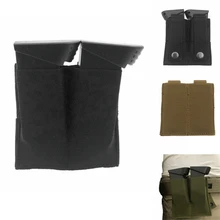 Наружная многофункциональная тактическая БЫСТРОРАЗЪЕМНАЯ двухзвенная сумка для журналов CS полевой Спортивный Портативный пистолет зажим для журналов