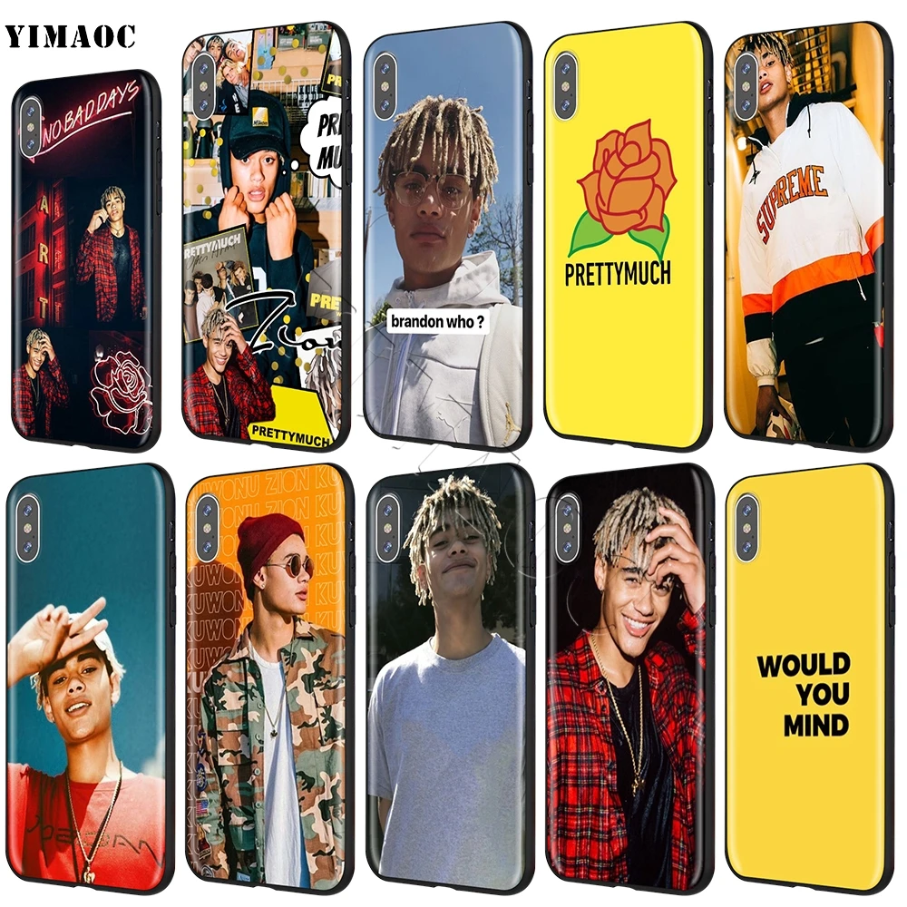 

YIMAOC Zion Kuwonu Prettymuch Soft Silicone Case for iPhone 11 Pro XS Max XR X 8 7 6 6S Plus 5 5s se