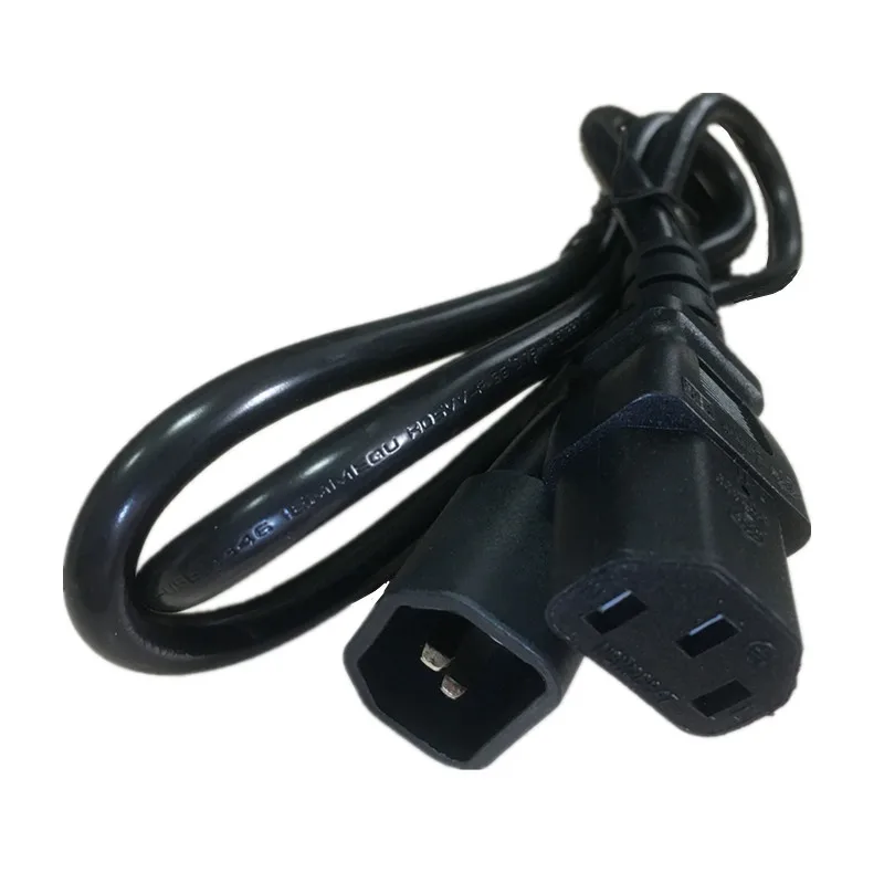 

IEC 320 3-Pin C14 Male To C13 Female Main Power Extension Cord Lead Cable 0.3M/0.5M/1M/2M/3M