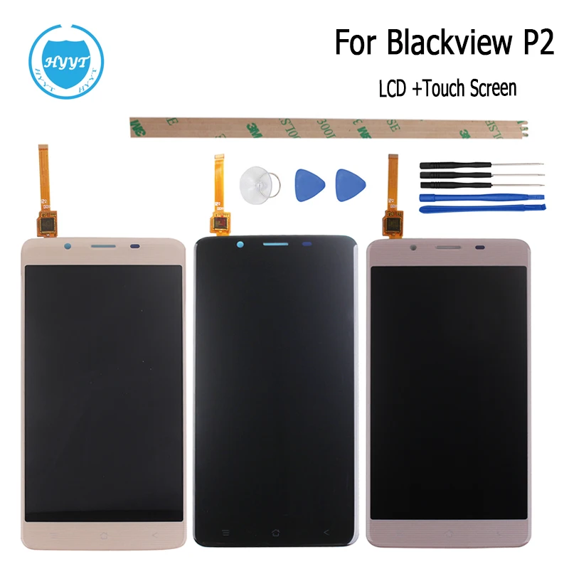imágenes para Para Blackview P2 Asamblea LCD Pantalla y Pantalla Táctil Original Reemplazo de Reparación de Piezas de 5.5 ''Accesorios Móviles + Herramienta adhesivo imágenes para Para Blackview P2 Asamblea LCD Pantalla y Pantalla Táctil Original Reemplazo de Reparación de Piezas de 5.5 ''Accesorios Móviles + Herramienta adhesivo
