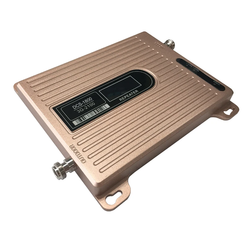 شاشة الكريستال السائل المزدوج الفرقة DCS 1800 mhz 3G WCDMA UMTS 2100 mhz مكرر إشارة المحمول 3g 4g هاتف محمول إشارة الداعم مكبر للصوت