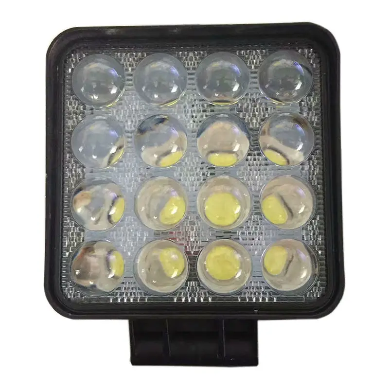 2 Tractor Motorcycle Driving Fog Lights 48W Car Spot Worklight Head Lamp Truck Motorcycle Off Road Fog Lamp Tractor Car LED Headlight Work Lights Square Round 48W 4.5 inch LED Work Light Flood Driving Lamp