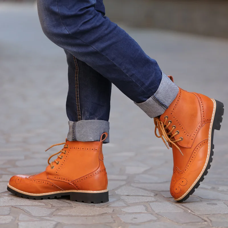 mens high top chukka boots