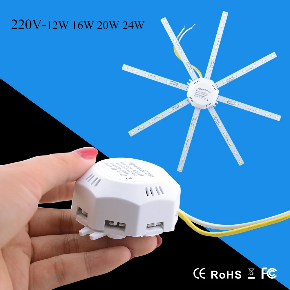 Чип Epistar SMD5730 потолочный светильник источник света 220 В переменного тока мощность