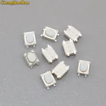 ChengHaoRan 50PCS SMD 4Pin 3X4X2.5MM White Tactile Tact Push Button Micro Switch Momentary 3*4*2.5 цена ChengHaoRan 50PCS SMD 4Pin 3X4X2.5MM White Tactile Tact Push Button Micro Switch Momentary 3*4*2.5 цены онлайн