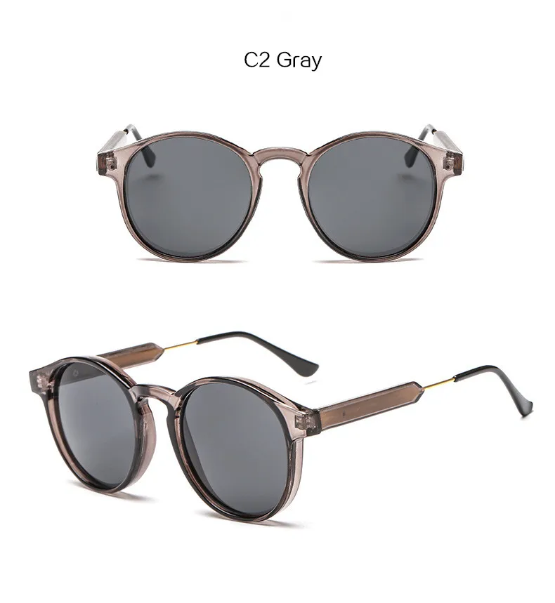 Oulylan, винтажные маленькие солнцезащитные очки для женщин и мужчин, фирменный дизайн, круглые солнцезащитные очки, мужские, Ретро стиль, безопасные очки для вождения, очки унисекс