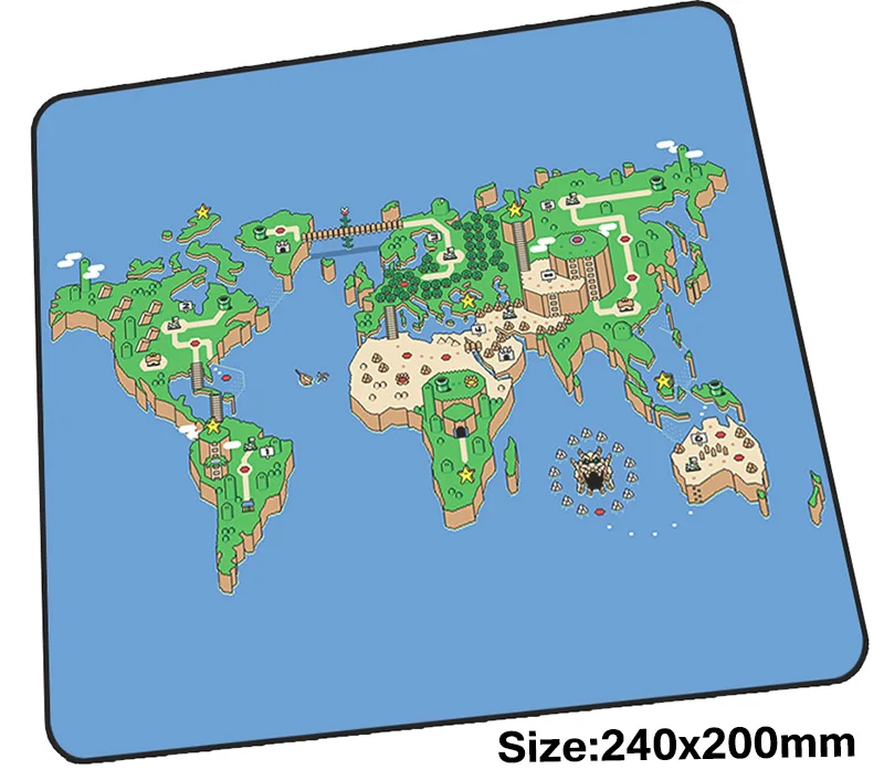 Size 240x200x3mm Коврик для мыши Mario 240x200x3 мм коврик для мыши лучший игровой коврик для мыши геймер Лидер продаж персонализированные коврики для мыши locrkand pc pad - Цвет: Size 240x200x3mm