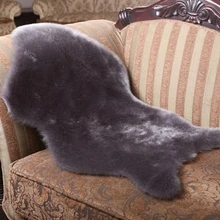 Новые мягкие из искусственной овчины коврик ковер противоскользящие стул диван покрытие для спальни Home Decor Faux коврик 60x90 см