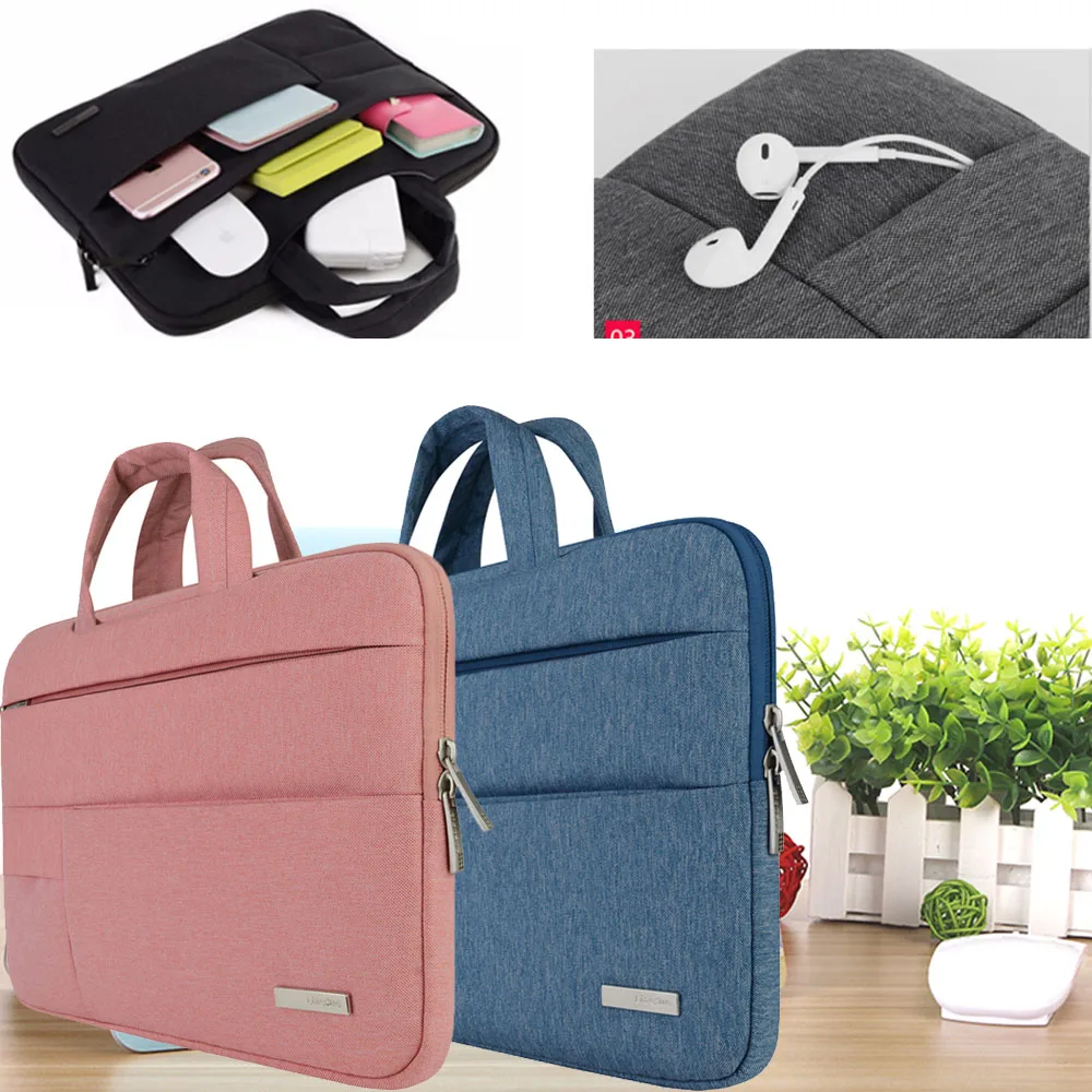 Nylon Men Women Portable Handbag 11 12 13 14 15.4 15.6 Laptop Bag Case For Xiaomi Apple Notebook Surface pro 3 4 5 laptop sleeve