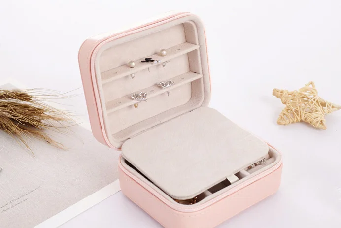 Для женщин шкатулке путешествия Амфора Организатор Чехол из искусственной кожи кольцо серьги Цепочки и ожерелья коробка для хранения подарок на день рождения