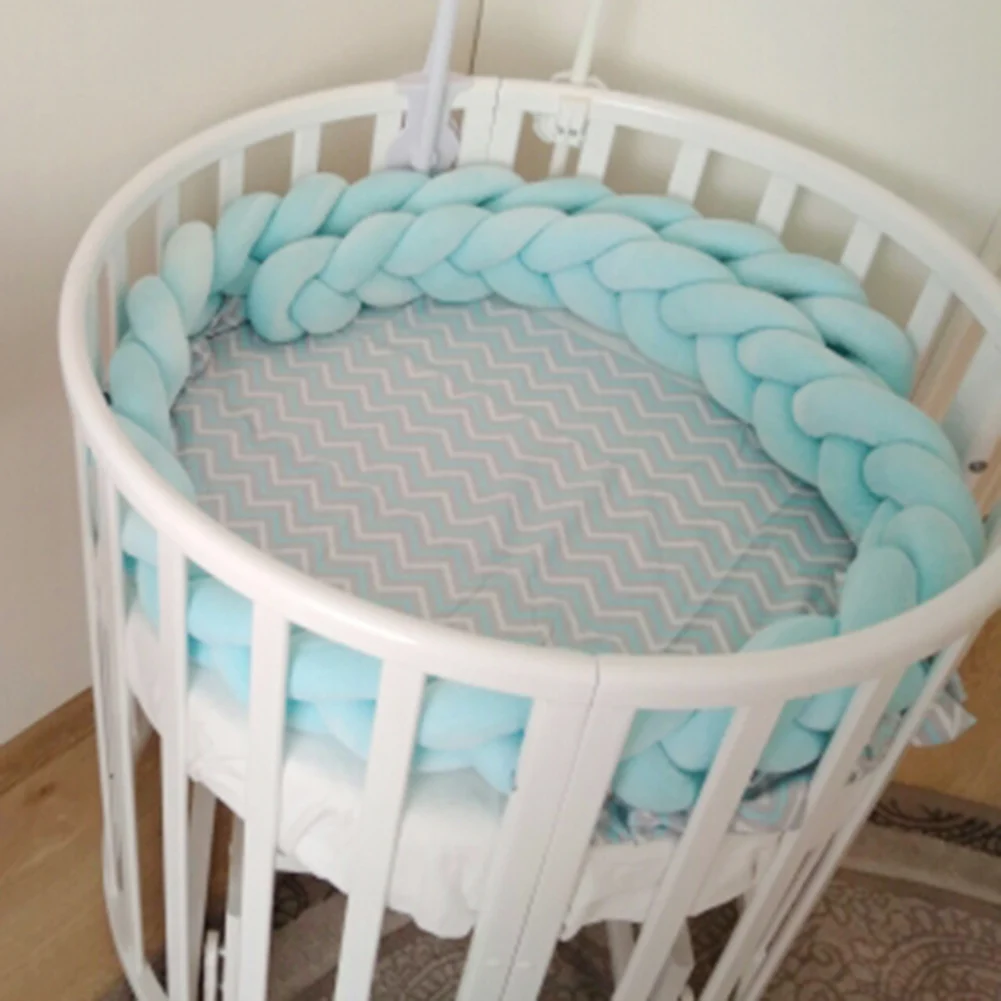 MrY три витой индивидуальный Плетеный кровать объемная детская кроватка с амортизатором детское гнездо переплетение кровати границы для детские постельные принадлежности