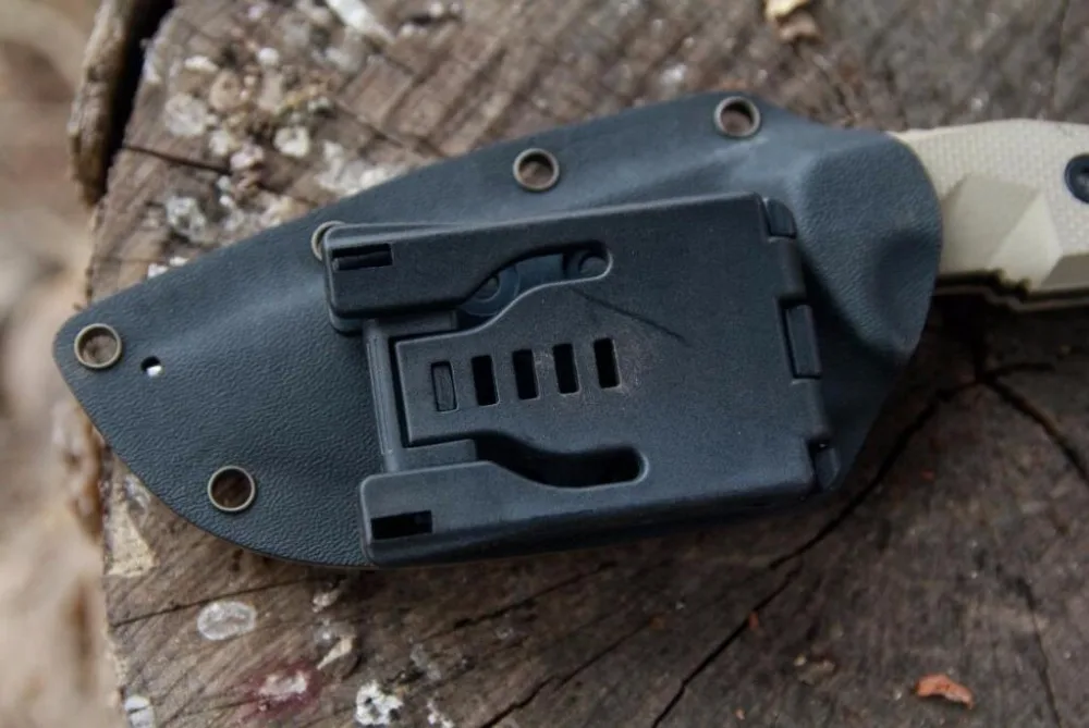 5pcs/ lot Excellence quality 76mm*52mm*16mm Black Holsters Knife tools clips with screws DIY Kydex Holster