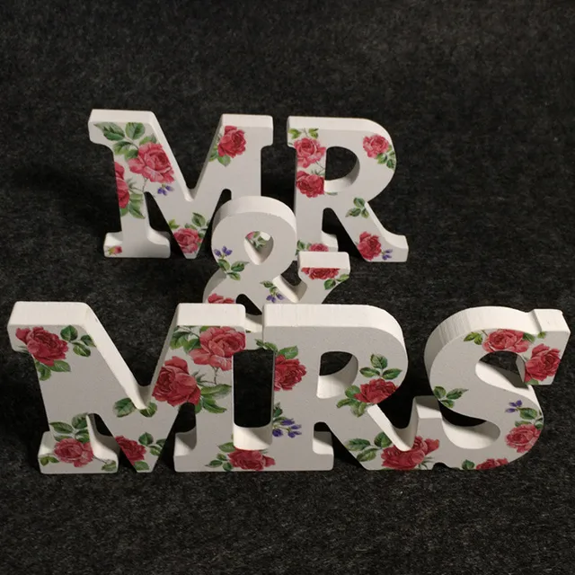 Flower-Wooden-Craft-Letters-Wedding-Home