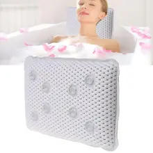 29x20 см Нескользящая Ванна Подушка мягкая ванна спа подголовник водонепроницаемый с присосками 831F