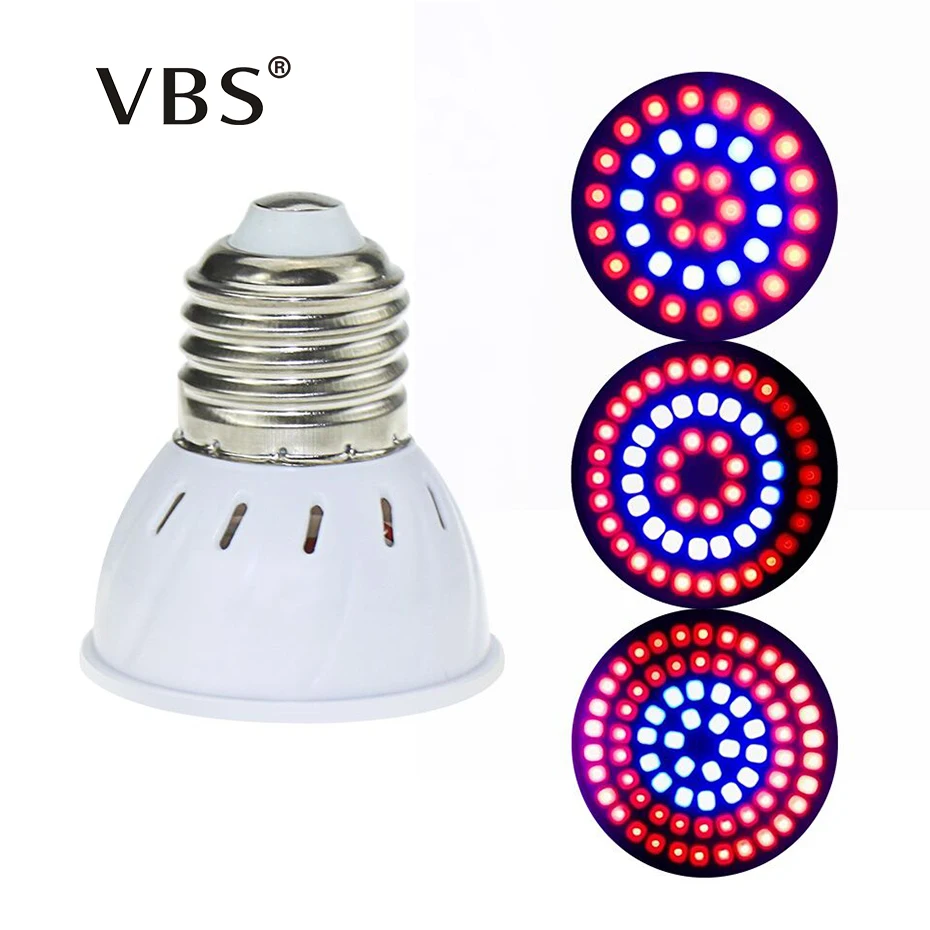 

Led Grow Lamp Grow Led 2835SMD Light Led For Plants 220V Full Spectrum Led E27/GU10/MR16 Lamp For Seedlings Growing Lamps