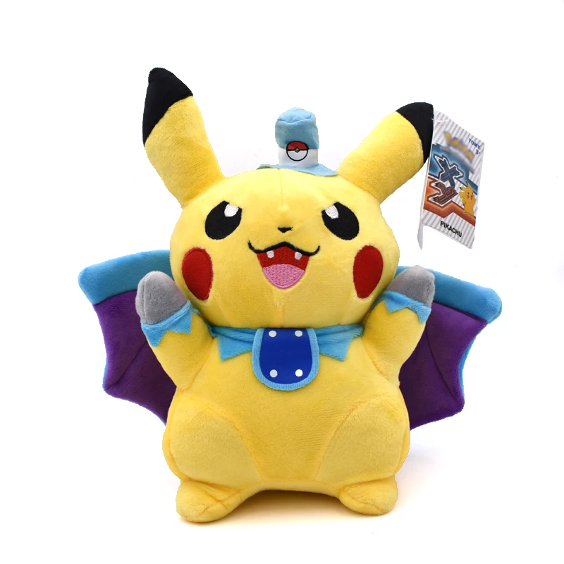 Японское аниме PIKACHU косплэй вампир 25 см плюшевые куклы игрушечные лошадки мягкие большой подарок