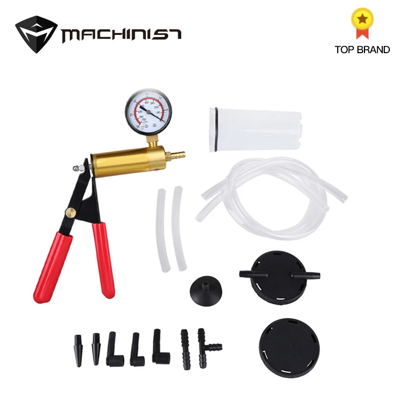 2 in 1 Brake Bleeder And Vacuum Pump Tester Tool Kit Cars Motorcycles