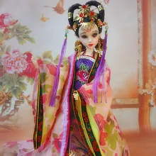 35 см High-end Коллекционная Китайский фигурки BJD куклы для девочки игрушки подарок 1/6 шаровой шарнир 3D реалистичные глаза 365