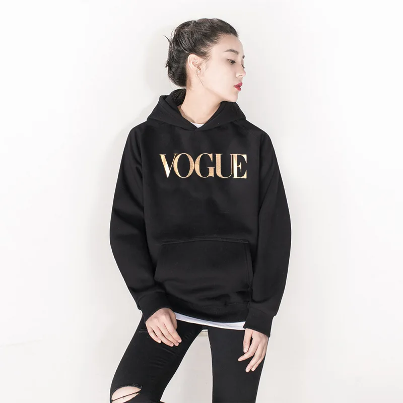  2020 New VOGUE Women Printed pullover Sweatshirt Long Sleeve pullover Hoodies Tops Autumn Winter Fe