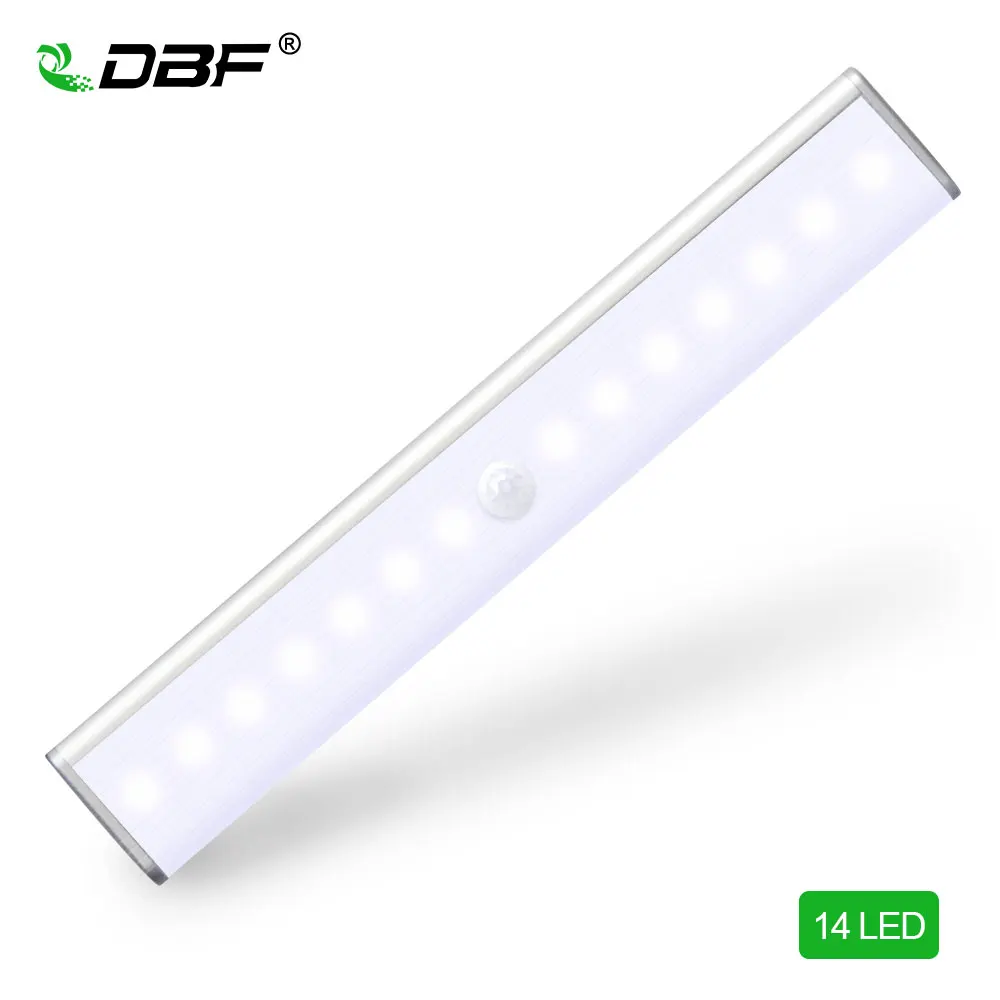  [DBF]LED IR Infrared Motion Detector Wireless Sensor Lighting LED Wall Lights Closet Night Battery 