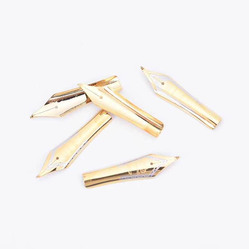 1 шт. Diy цвета: золотистый, серебристый X450 согнутая простая замена авторучки металла Нержавеющая сталь для Jinhao