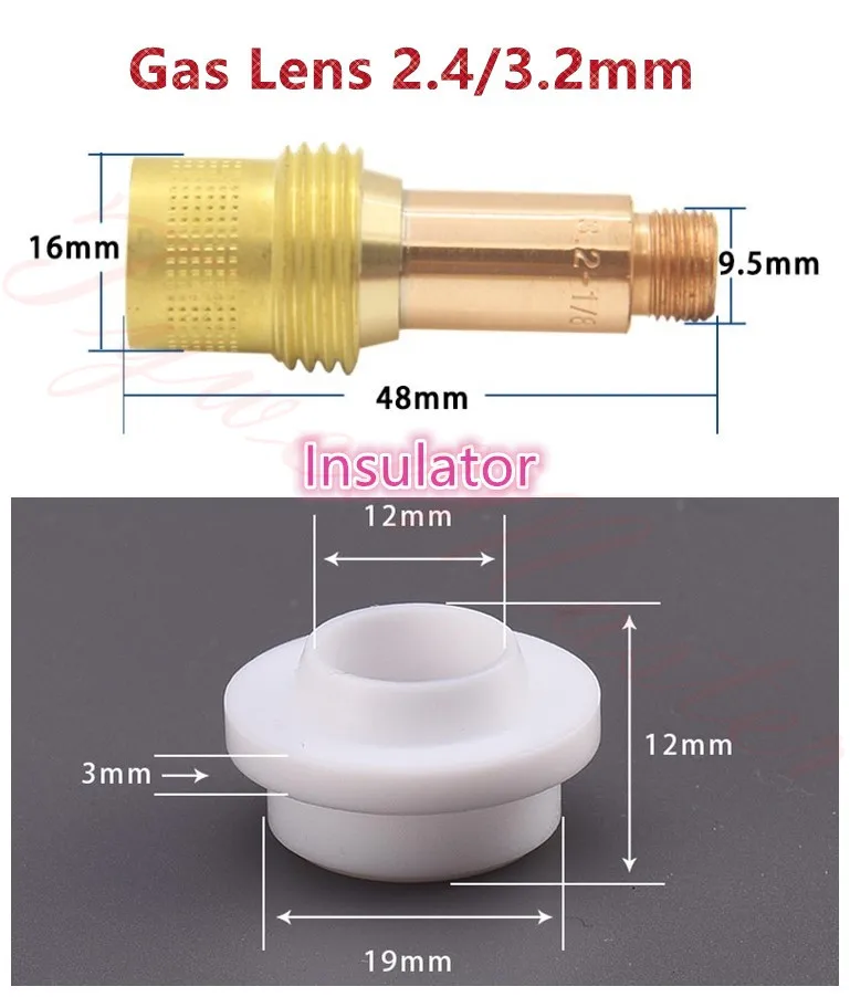 

Gas Lens Tig Consumables for WP17 WP18 WP26 Tig Torch