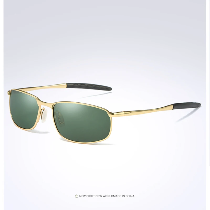 Роскошные HD поляризованные солнцезащитные очки для мужчин черная металлическая рамка вождения Пилот солнцезащитные очки мужские серебряные зеркальные очки de sol