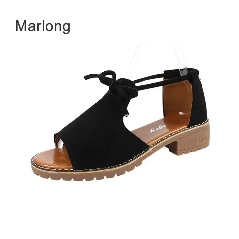 Buy Marlong Woman Shoes Summer Flat Hong Kong Style