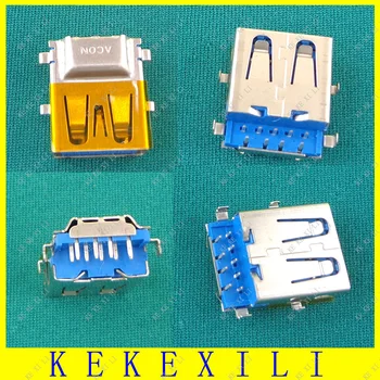 

Free Shipping 10pcs Female USB Jack Connector Socket for Lenovo Acer Asus laptop motherboard 3.0 USB interface, etc