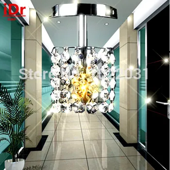 

luxury Modern lamps design 1 head E14 crystal lighting best selling chandelier high quality Corridor lights Dia100xH220mm