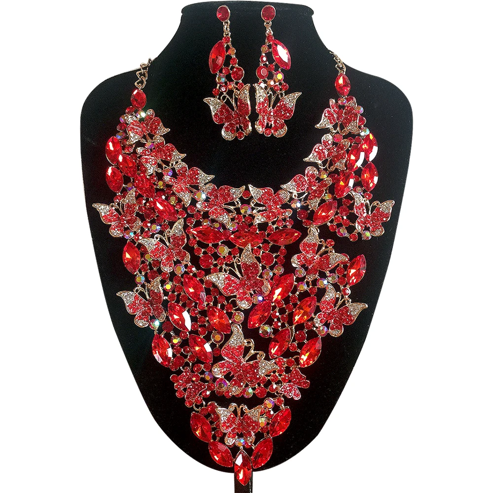 Red jewelry sets