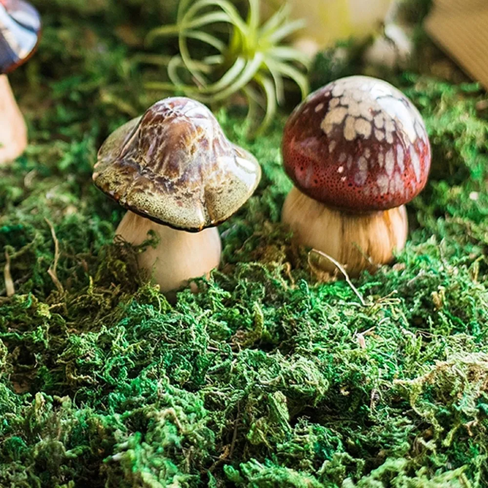 

OOTDTY Artificial Moss Fresh Green Modeling Fake Plants For Home Garden Decoration